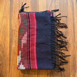 Subtle Luxury Patterned Spun Blanket Scarf